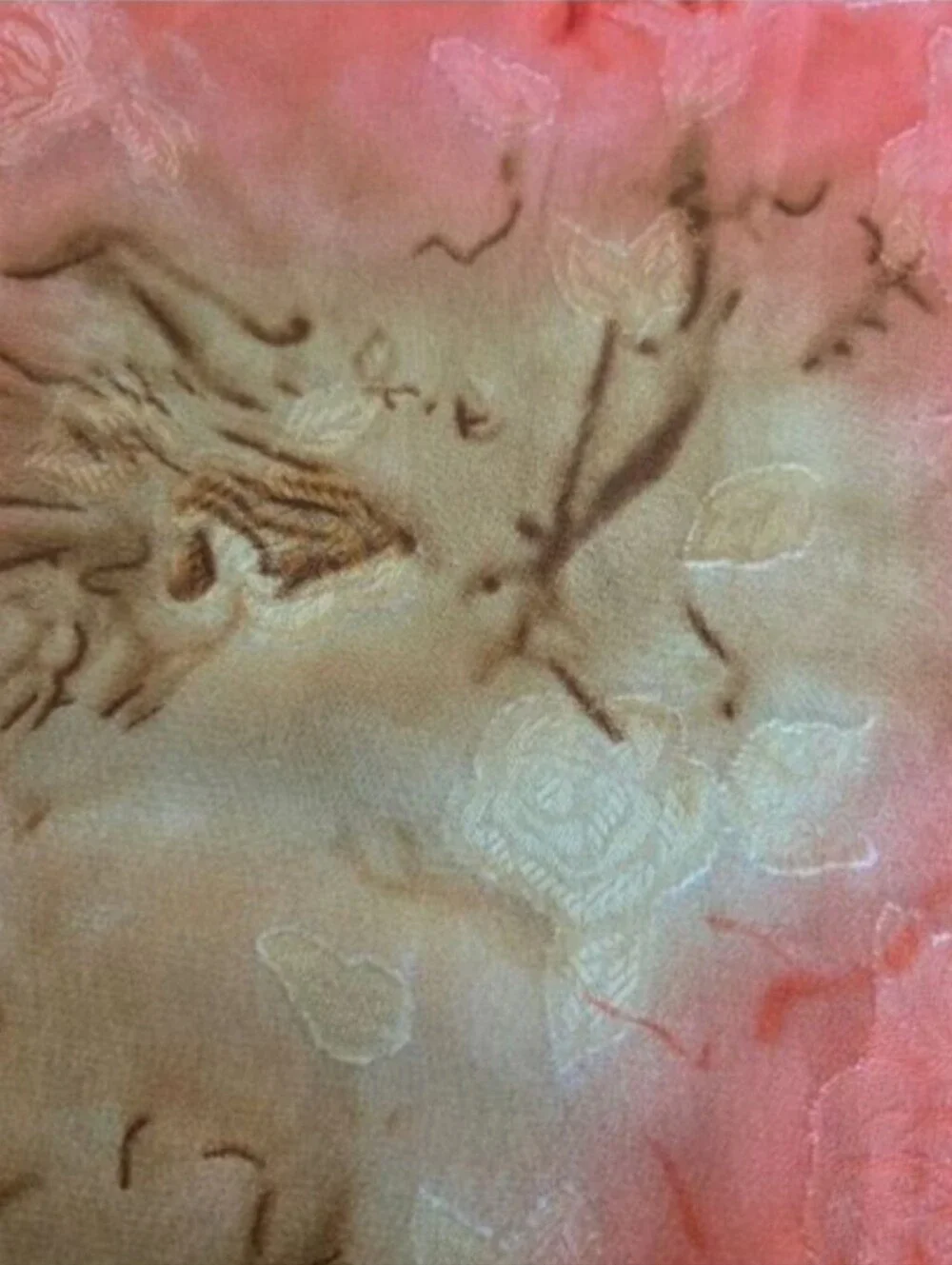 Art Devoré Burnout Silky Floral Scarf/Shawl